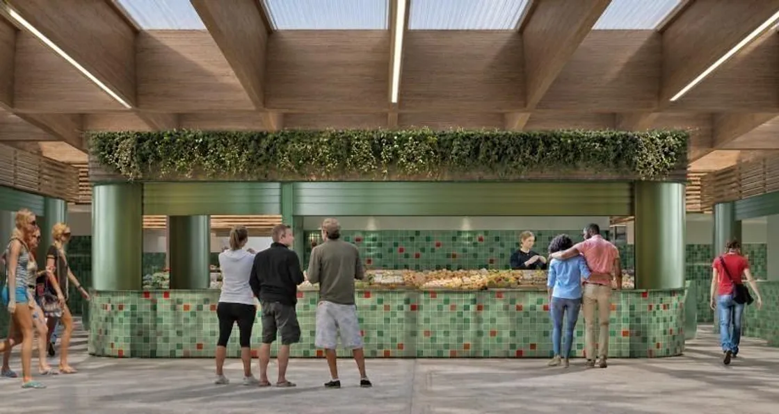 Mercato piazza San Giovanni di Dio, vista box tipo, © ScarchilliArchitects