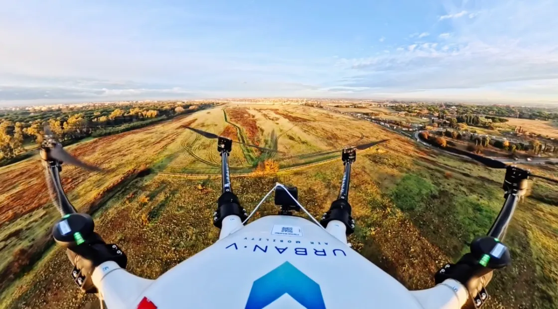 Drone tra Fiumicino e Ostia