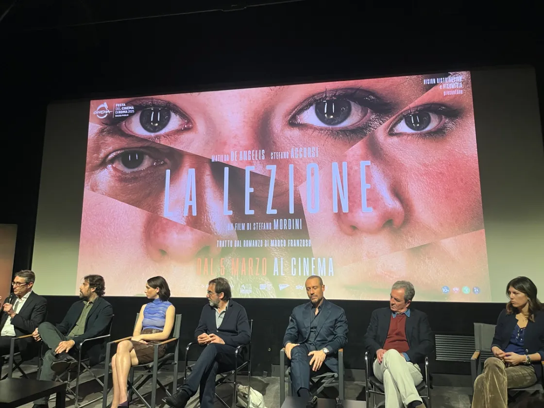 Conferenza Stampa del film «La Lezione», Casa del Cinema (La Capitale)