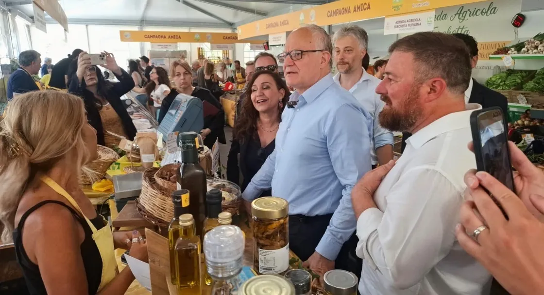 Nuova casa per il Mercato Campagna Amica Tiburtino: inaugurata la tensostruttura in via Tiburtina