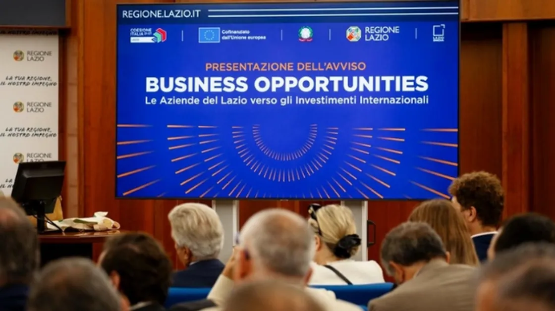 Regione Lazio si apre al mercato mondiale: fino a 30 PMI high-tech alla ricerca di investitori internazionali