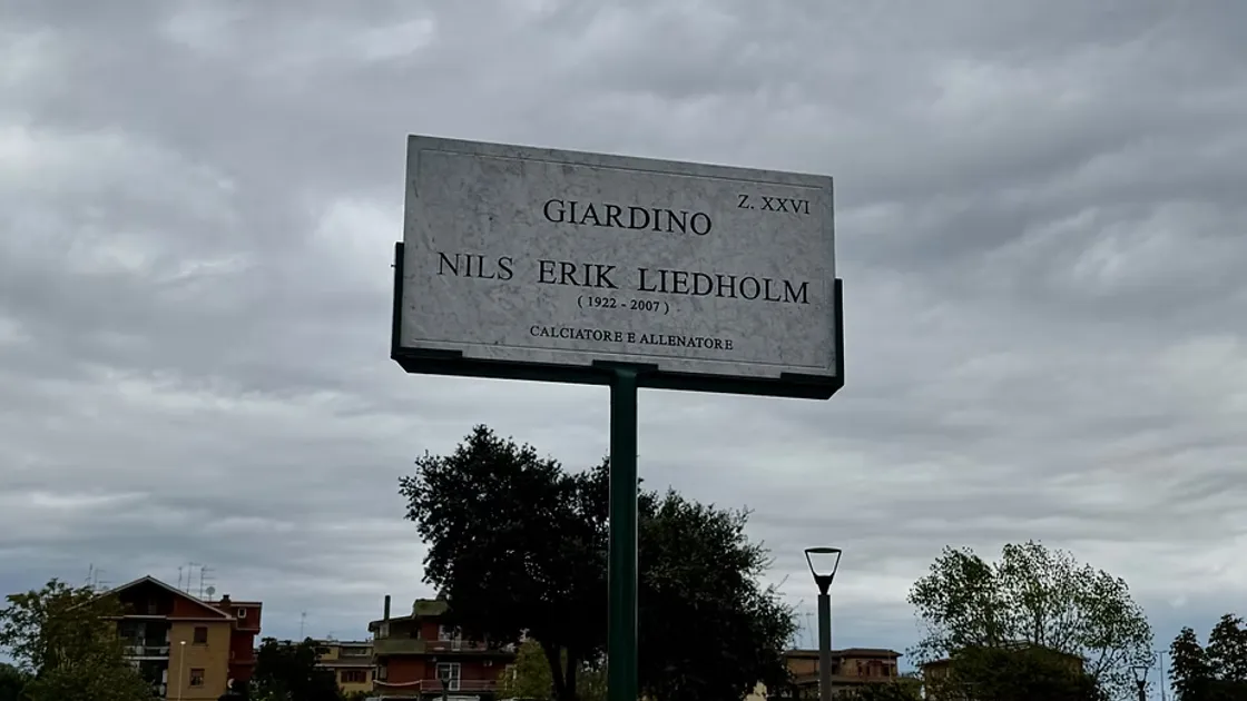 A Trigoria un parco dedicato a Nils Erik Liedholm, «simbolo di un calcio romantico» [VIDEO]