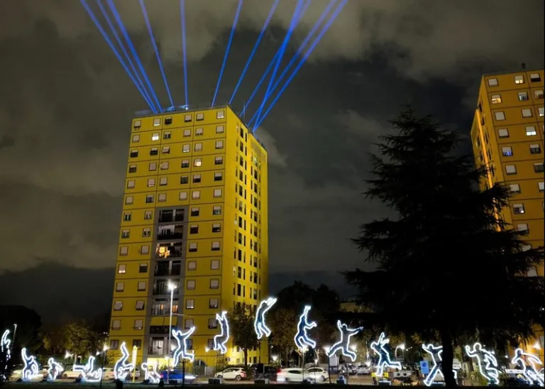 Run Beyond a Tor Bella Monaca. Fonte: Nicola Franco, presidente municipio VI (Facebook)