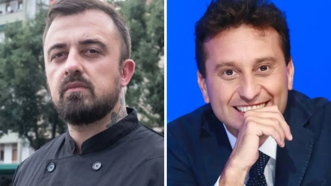 Gabriele Rubini (Chef Rubio) a sinistra, David Parenzo a destra