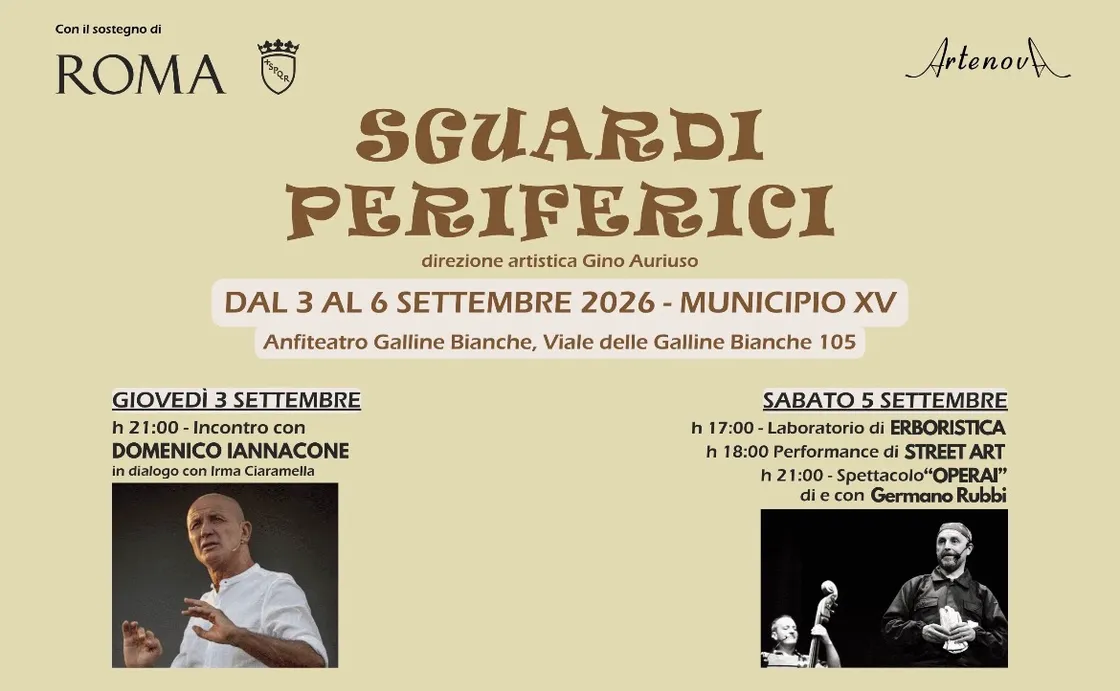 Labaro, quattro giorni di cultura con “Sguardi Periferici”: teatro, laboratori e street art gratis