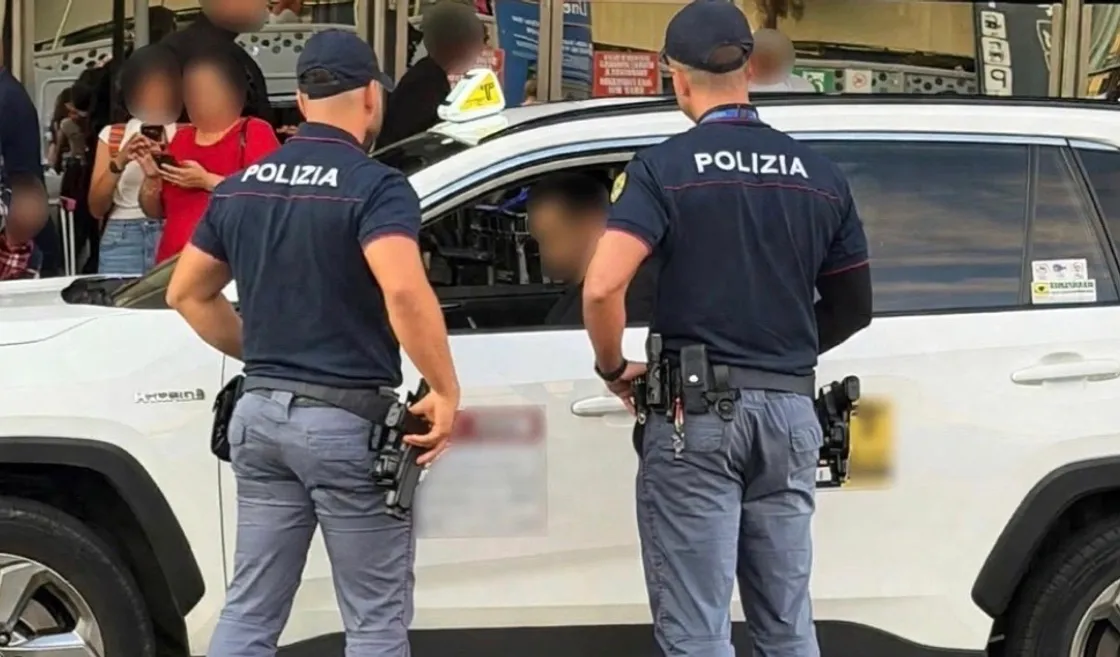 Fiumicino, rissa tra tassisti, Ncc e abusivi: cinque misure cautelari
