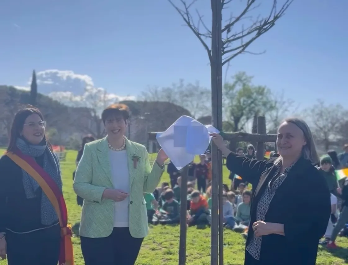 Villa De Sanctis, Campidoglio e Irlanda insieme: nuovi alberi nel parco del V municipio