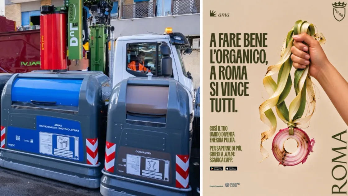 Al via la campagna per migliorare la raccolta dell'organico a Roma con cittadini coinvolti nei quartieri