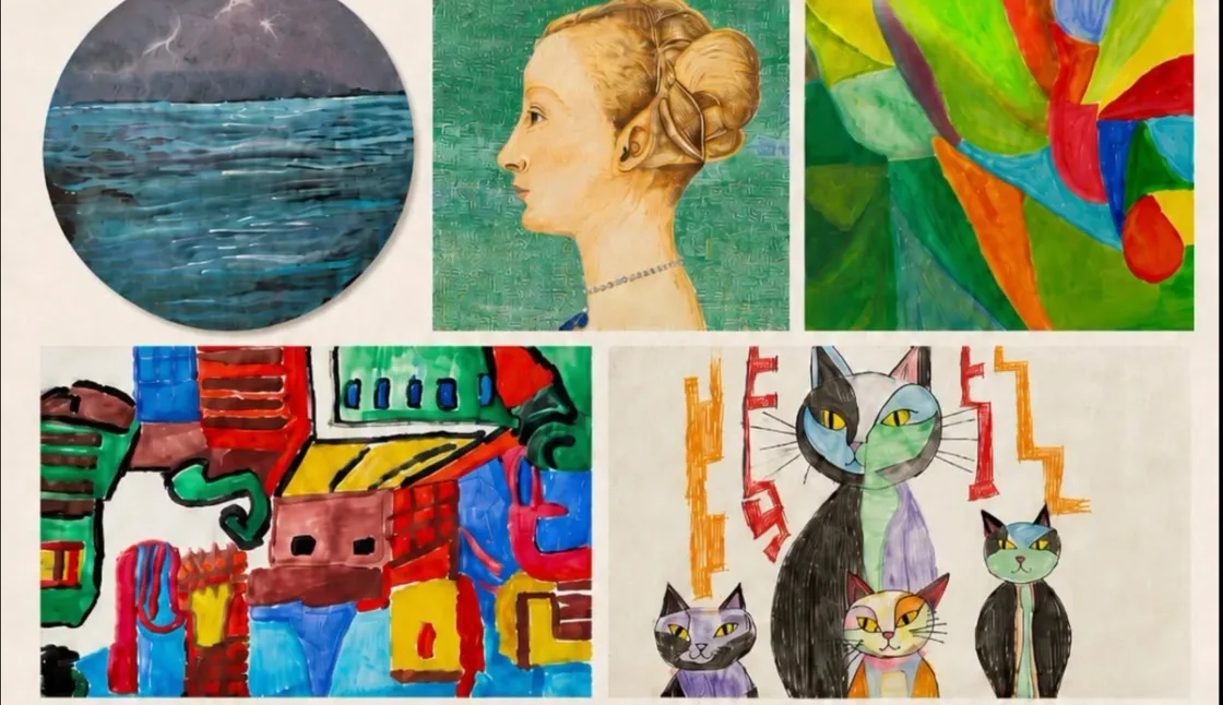 Acune delle opera in mostra (Asl Viterbo)