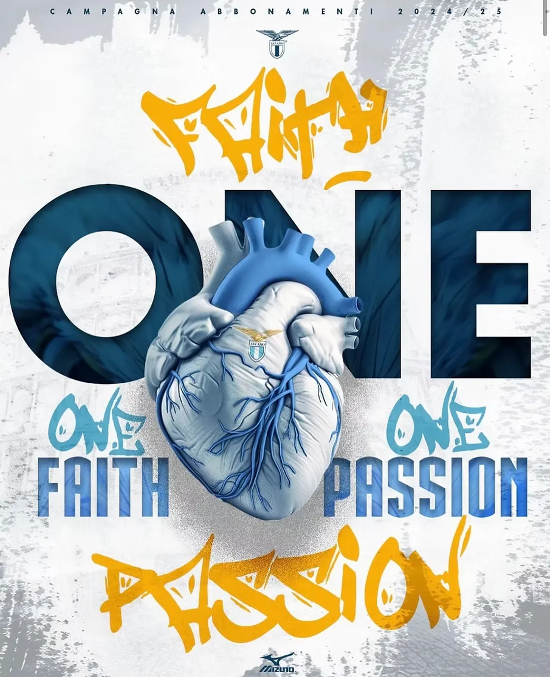Lazio: «One Faith, One Passion», nuova campagna abbonamenti