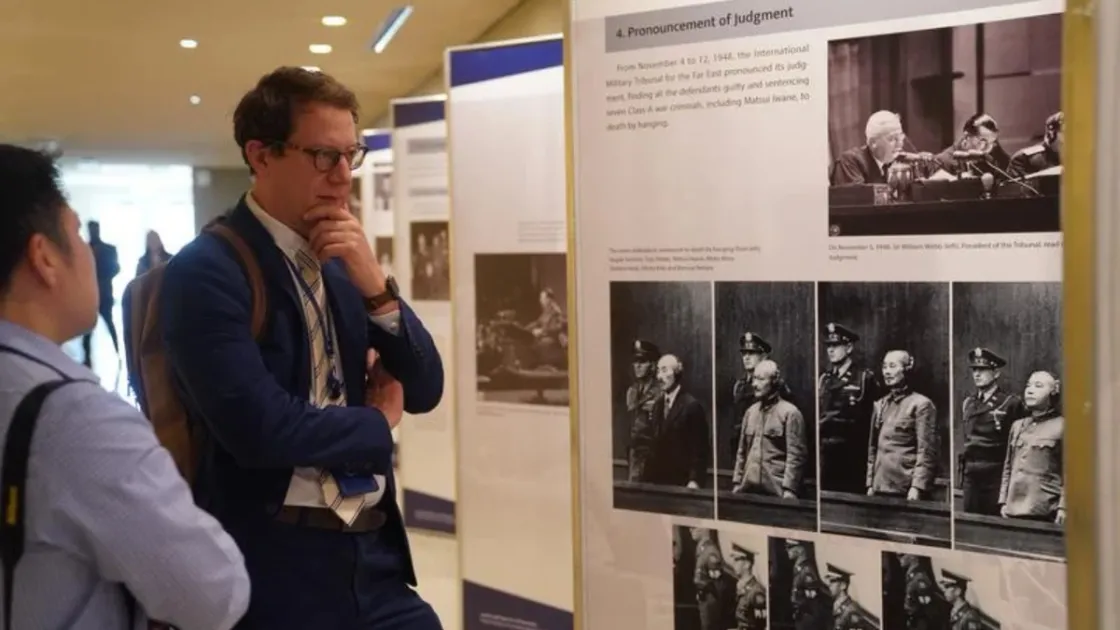 Mostra all'ONU per 80esimo anniversario di apertura del Processo di Tokyo (Foto agenzia Xinhua)