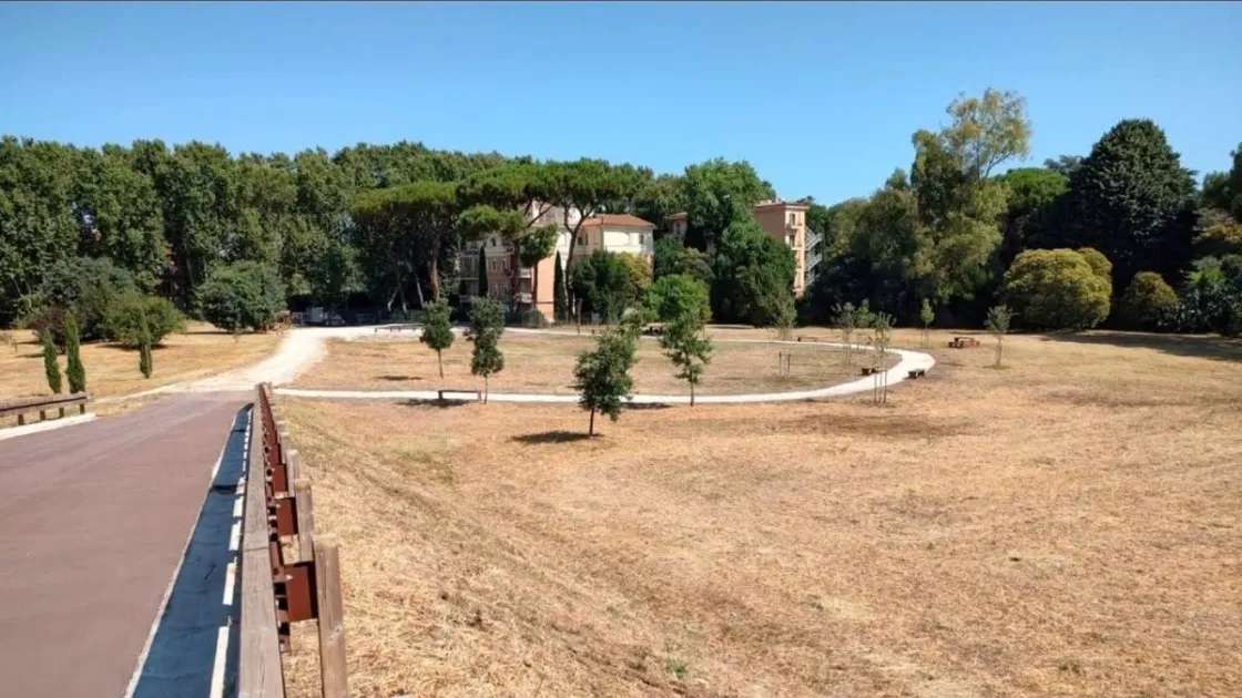 Il nuovo spazio aperto in Caffarella con l'ingresso di via Cilicia (Parco Regionale Appia Antica, Facebook) .jpg