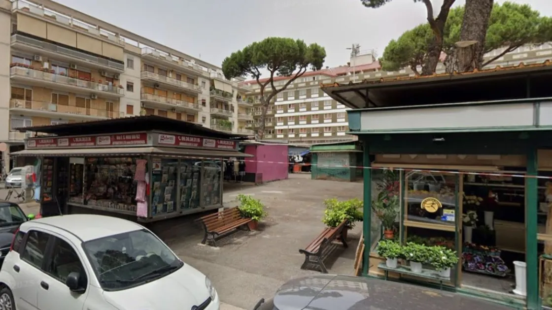 Il mercato di piazza Monteleone di Spoleto (Google Maps - giugno 2024)