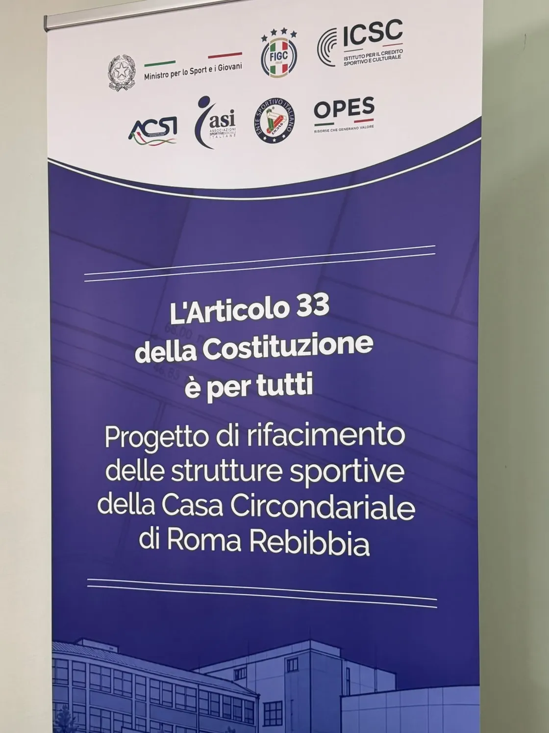 Rebibbia, al via la riqualificazione di palestra e campo sportivo nel Nuovo Complesso