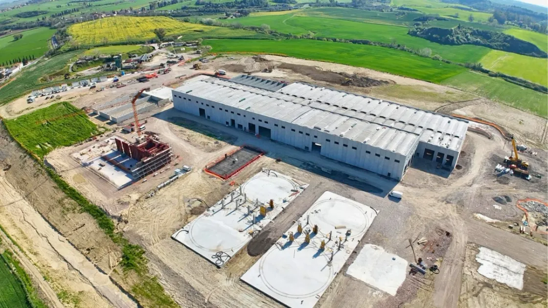 Cantiere biodigestore Casal Selce (AMA SpA)