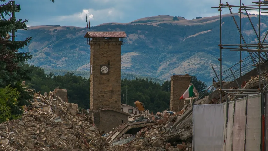 Amatrice dopo il terremoto del 2016 (Foto: Buffy1982 Getty Images/Canva.com)