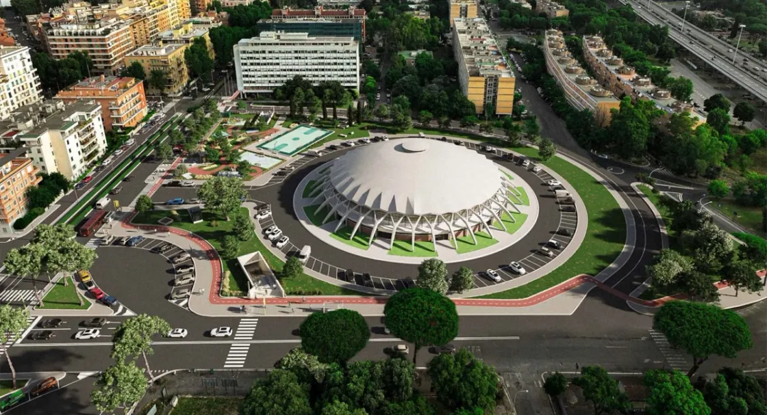 Sistemazione esterna fermata Auditorium (Roma Metro)