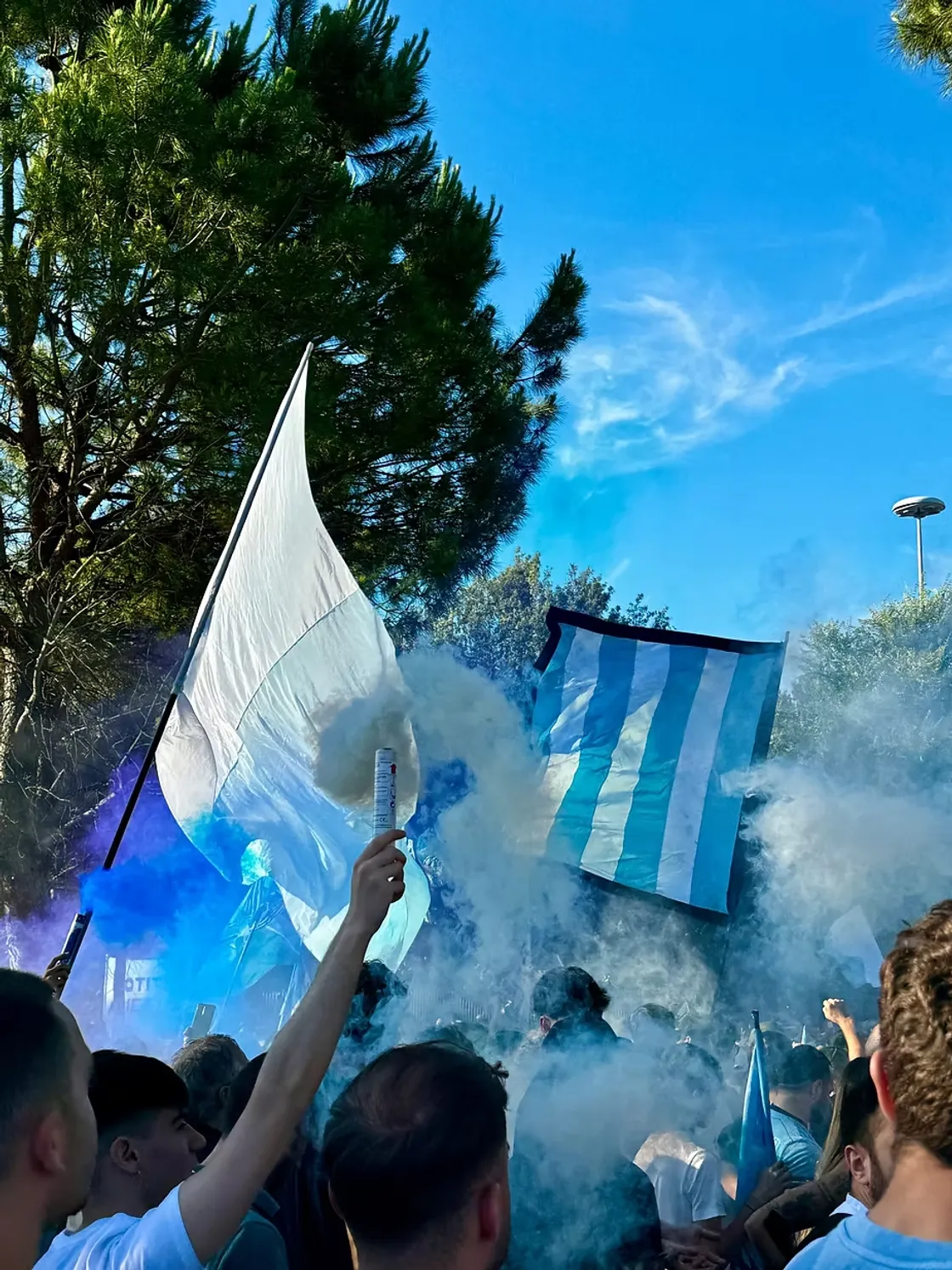 “Libera la Lazio”, il motto del popolo biancoceleste