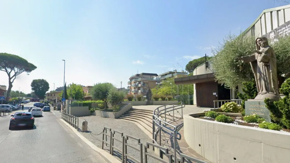 Piazza di Saxa Rubra (Google Maps - agosto 2025)