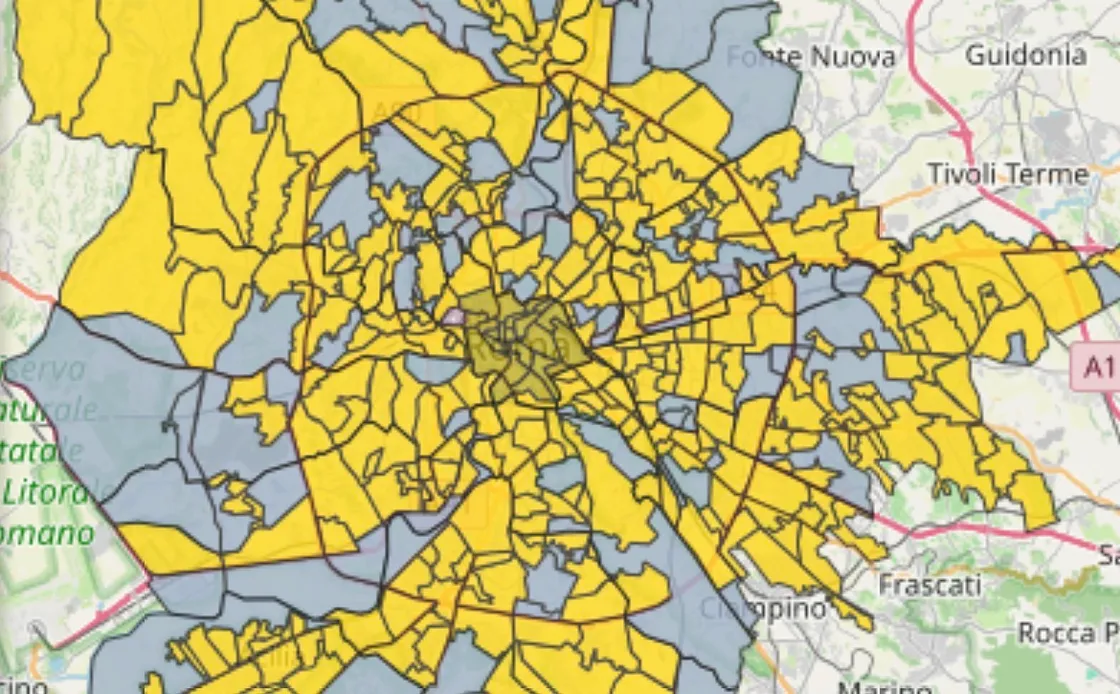 Roma cambia mappa: 334 quartieri, 22 rioni e 101 zone funzionali per raccontare la città di oggi