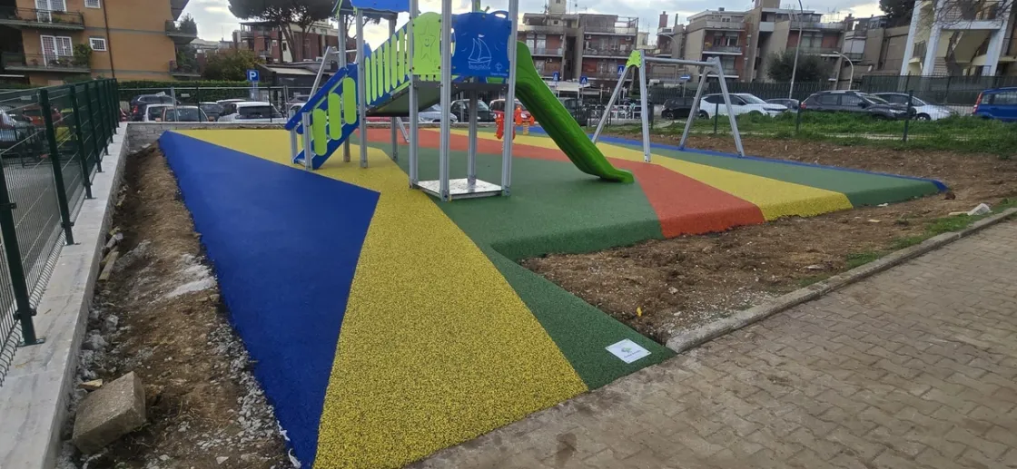 III municipio: inaugurata l'area ludica in Largo Marliana 