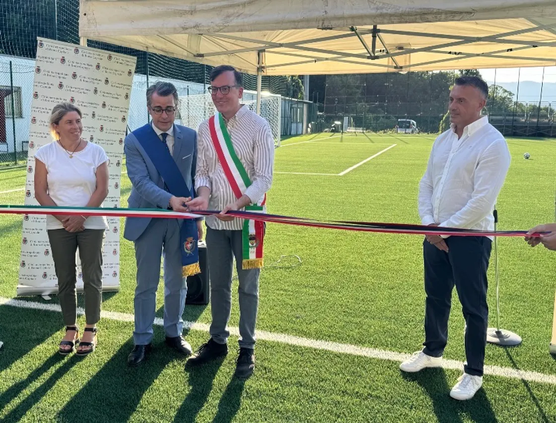 Bellegra, inaugurato il nuovo centro sportivo: oltre 800mila euro per un impianto senza barriere