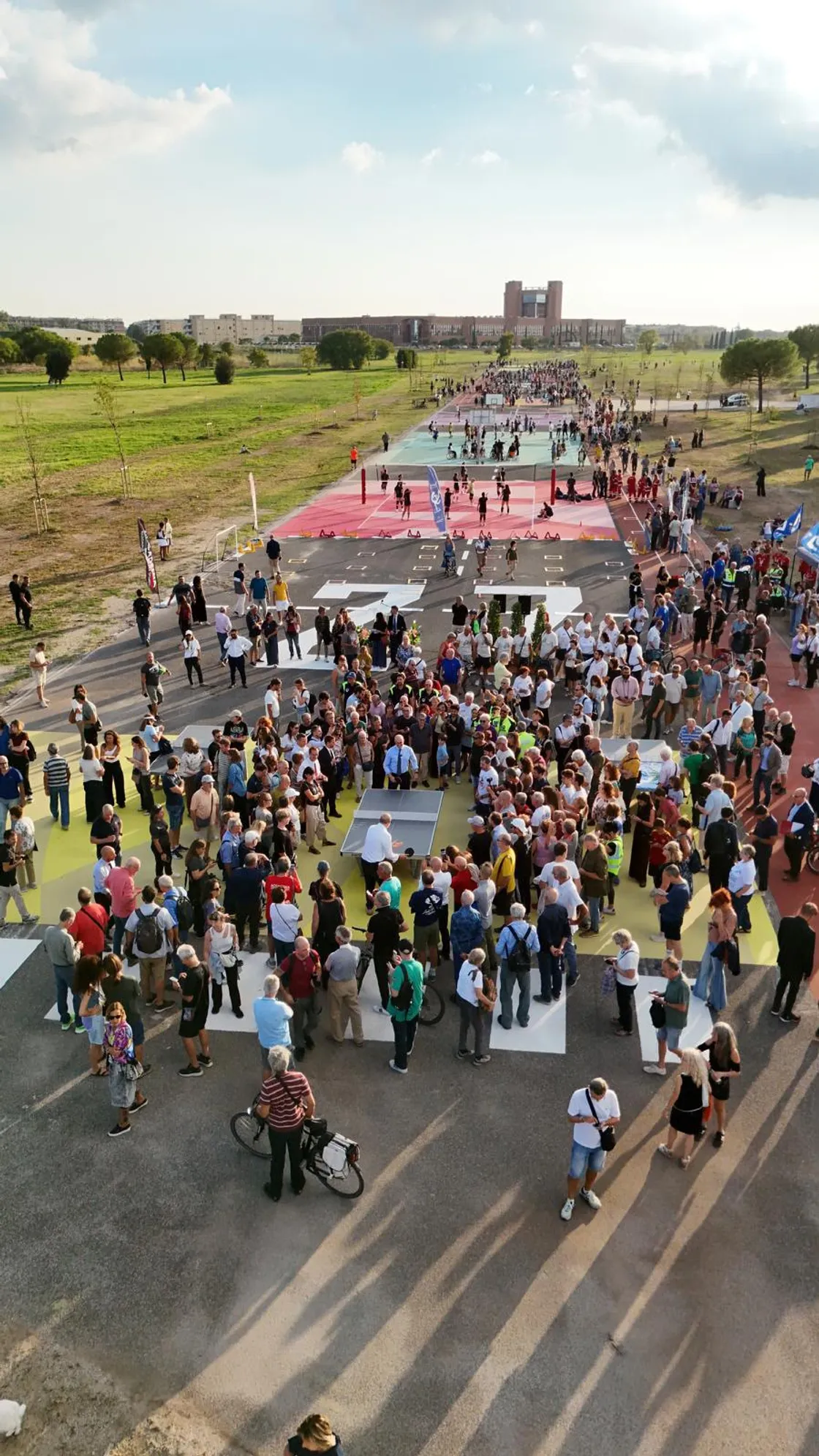 Il Parco di Centocelle rinasce, inaugurati la nuova piazza e il playground più grande d’Europa