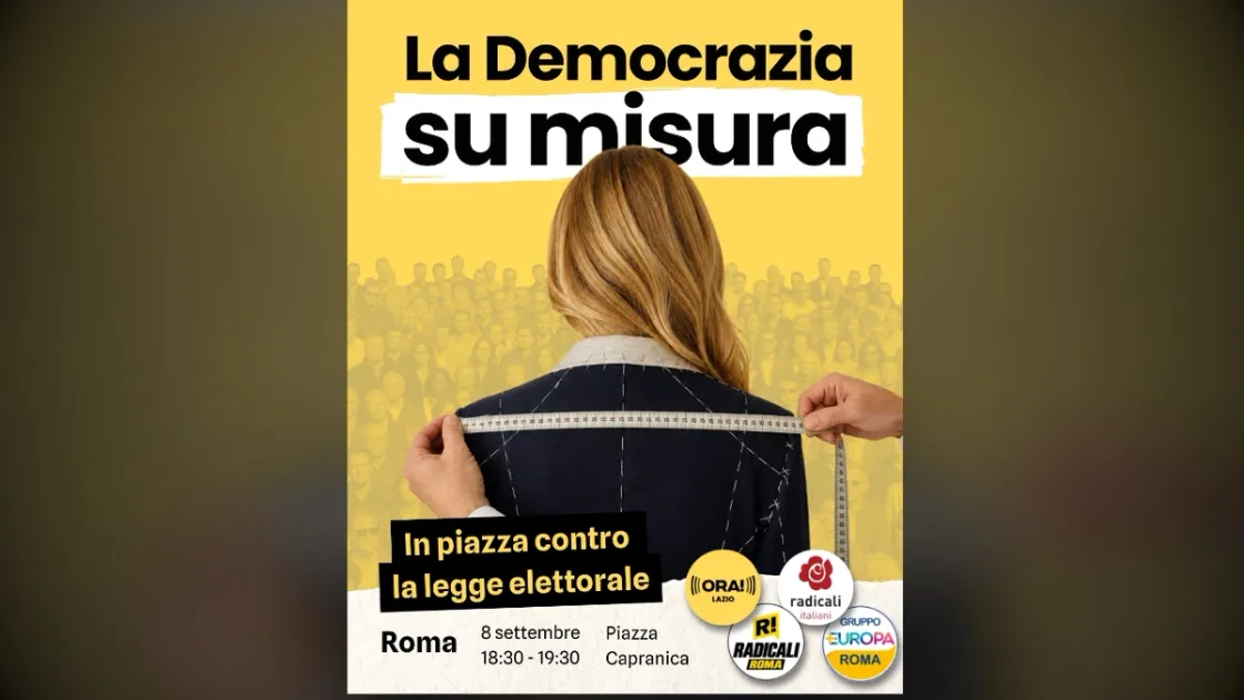 A piazza Capranica un flash mob contro le liste bloccate: partecipano Radicali, +Europa e ORA!