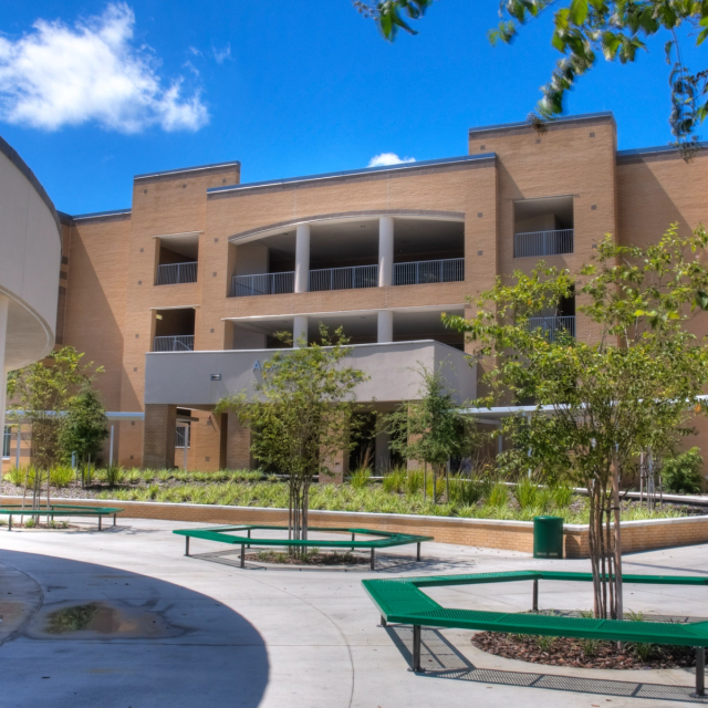 Front of a school