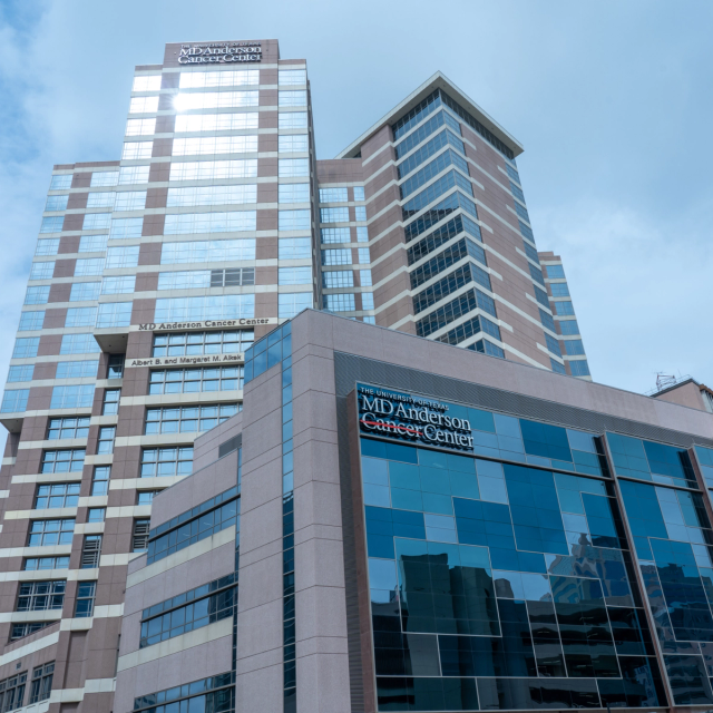 Front of a hospital
