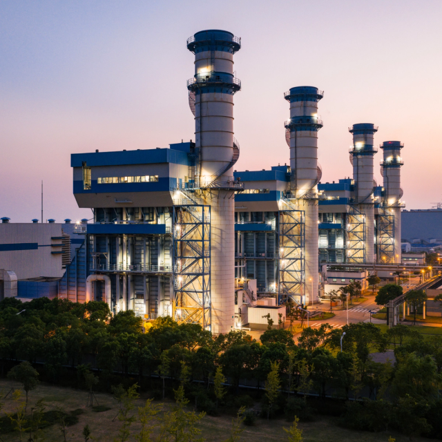Industrial power plant
