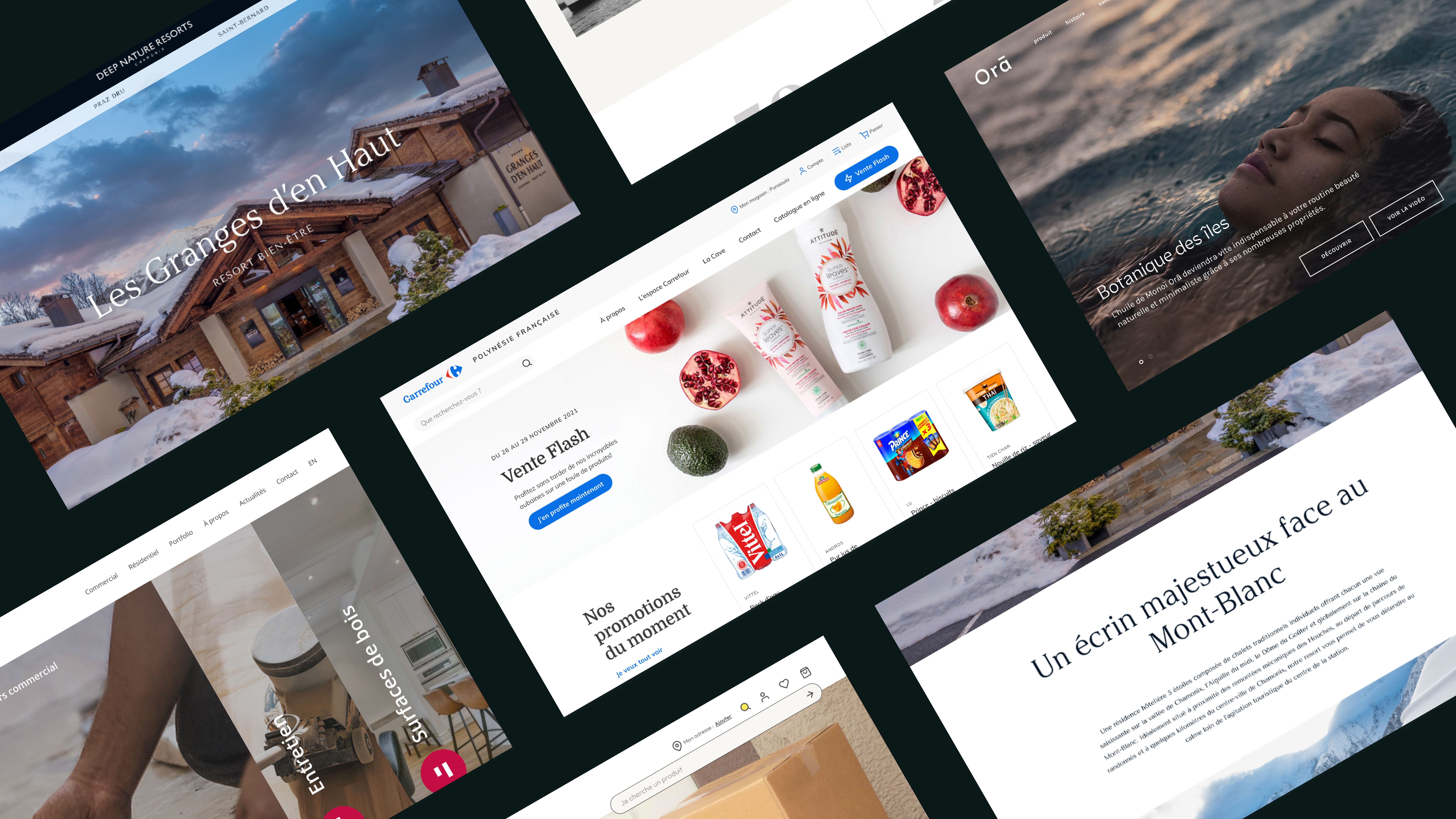 Mockup des projets Trampoline