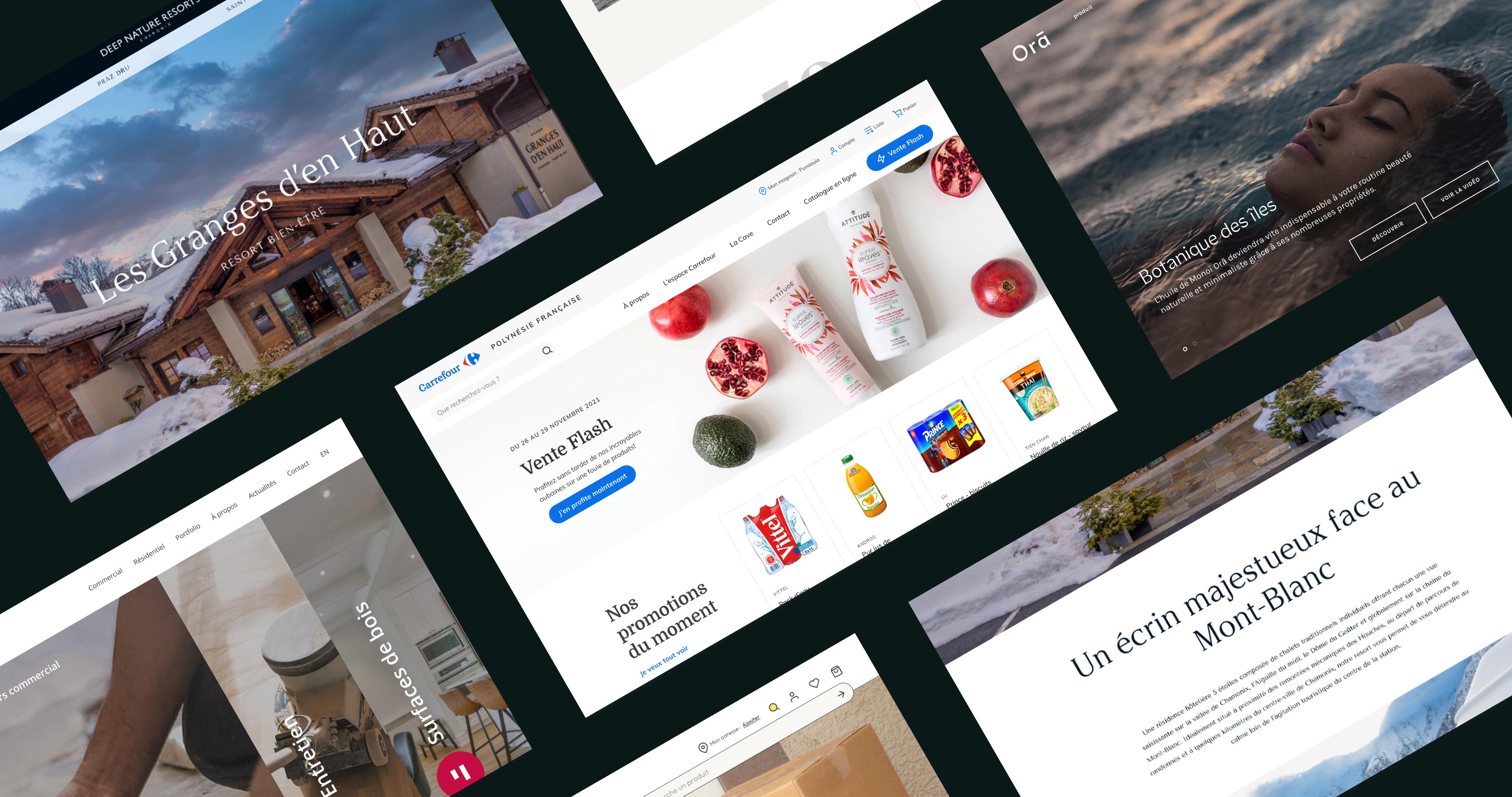 Mockup des projets Trampoline