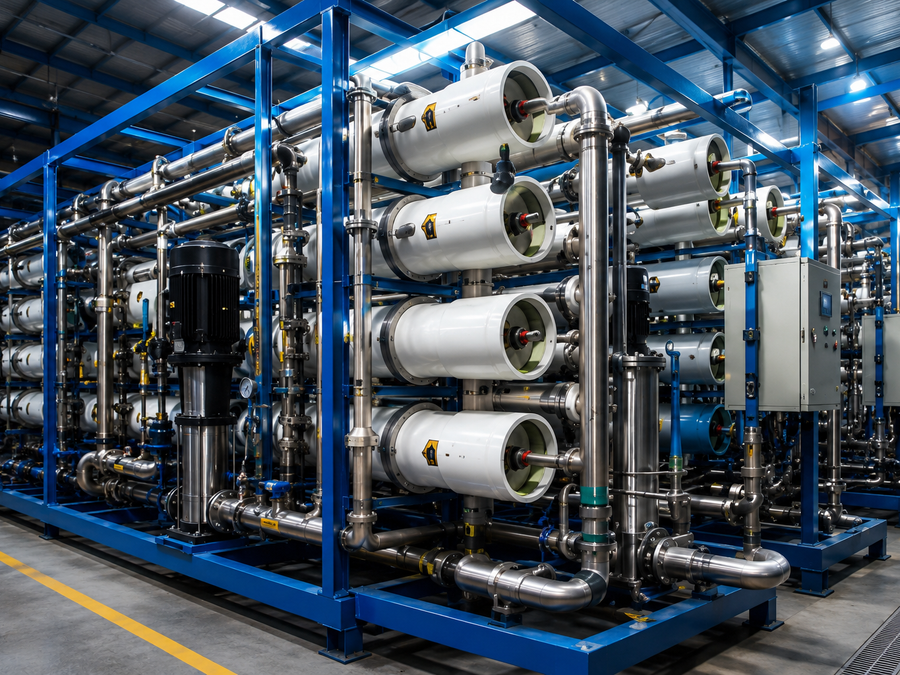 Al Fatah industrial RO water treatment plant