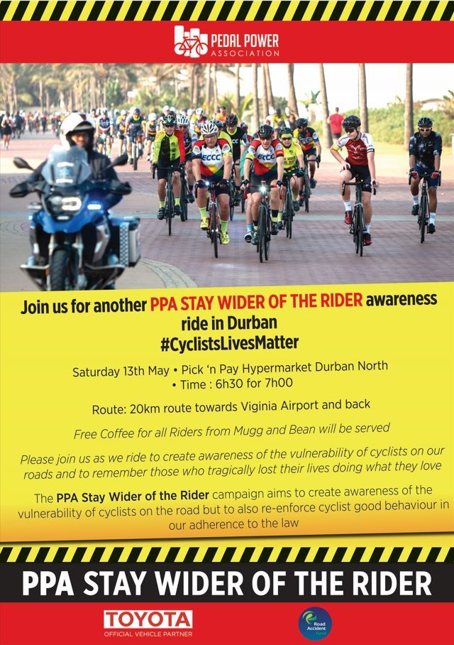 AWARENESS RIDE IN DURBAN
