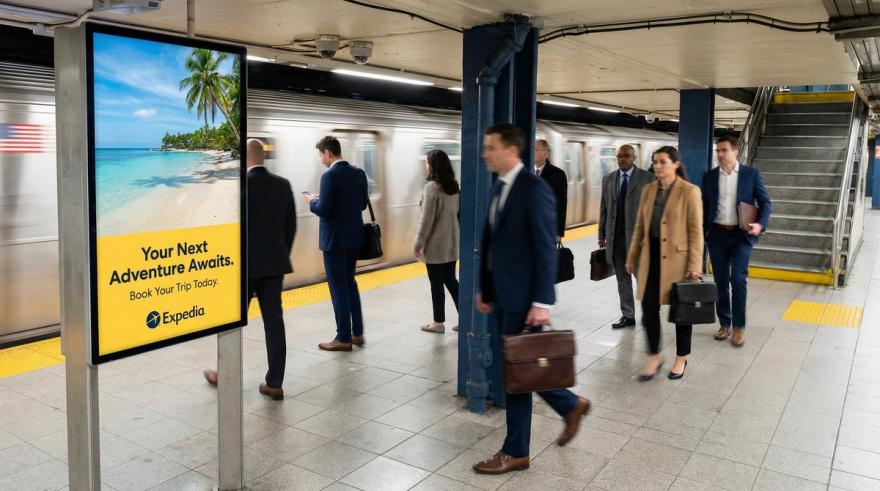 Train and Station Platform Advertising