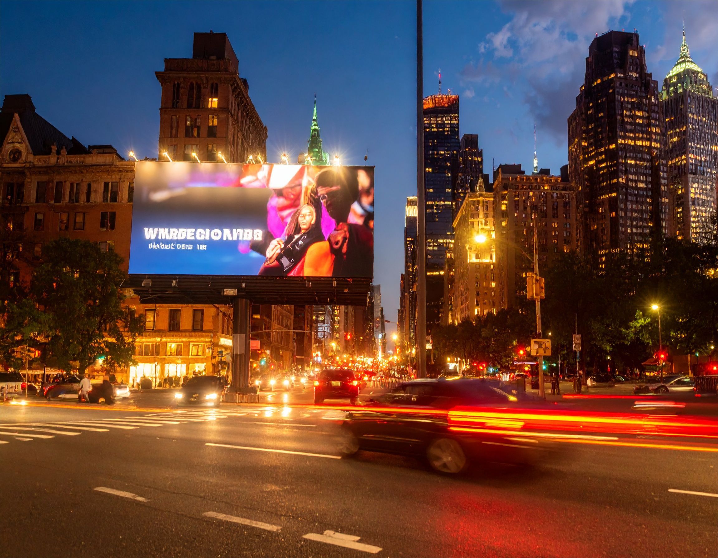 Roadside Billboard advertising America