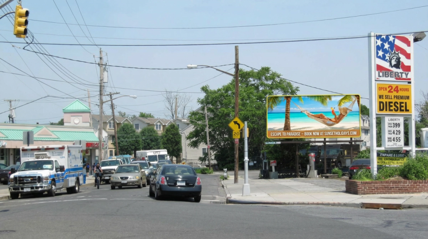 Poster Advertising Billboard in America Texas