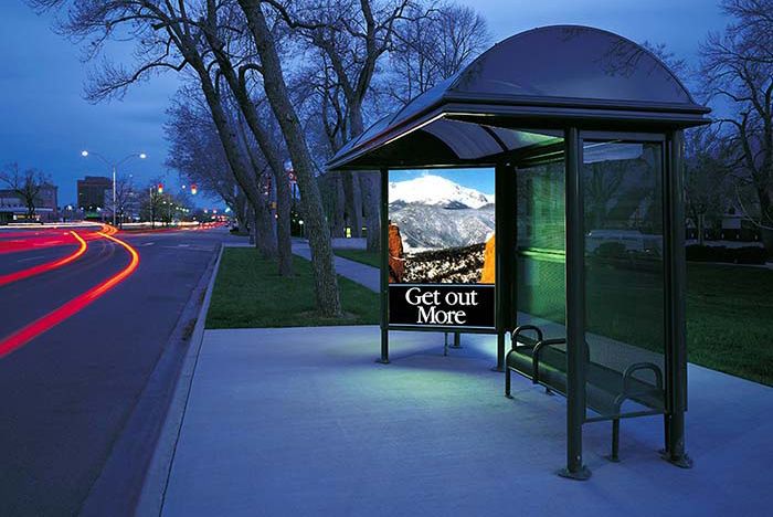 Street Furniture advertising signs