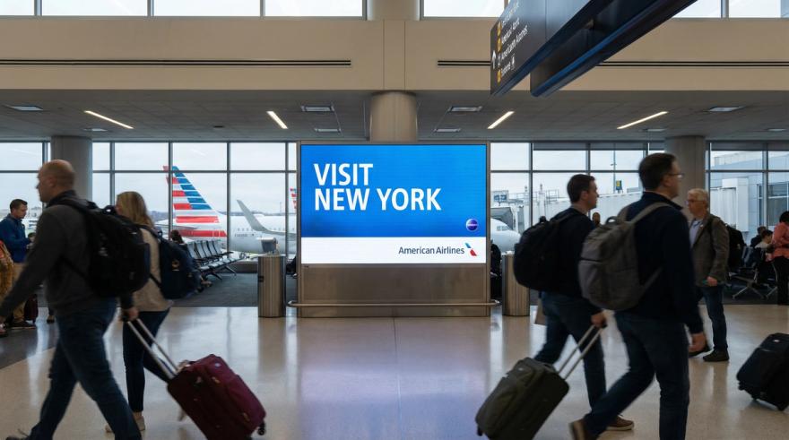 Airport Billboard ad, Airport Ads America