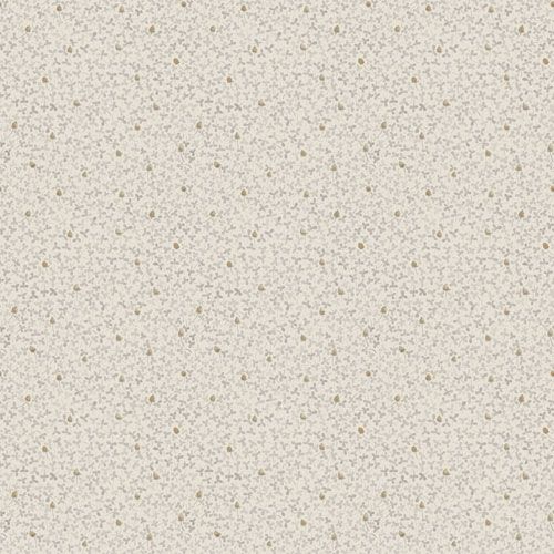 Clover småblommig, beige tapet från Midbec med botaniskt mönster i beige. Från kollektionen Lyckebo. Nonwoven-material med rak passning.