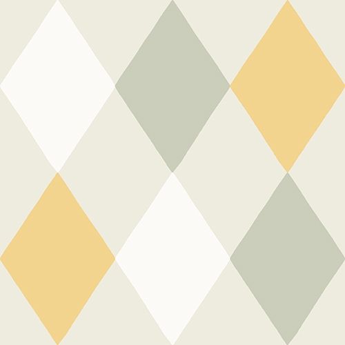 Kalas tapet med geometriskt mönster i beige. Från kollektionen Längtan. Nonwoven-material med rak passning. Passar i barnrum.