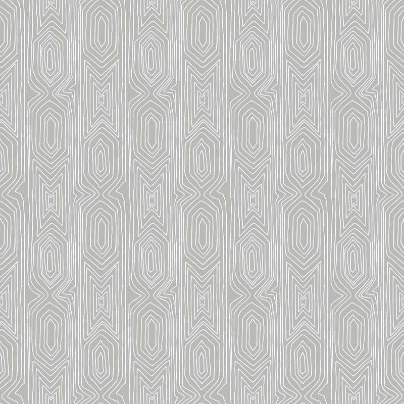 Linjelek, gråvit tapet från duro med geometriskt mönster i vit och grå. Från kollektionen Duro 1900. Nonwoven-material med rak mönsterpassning.