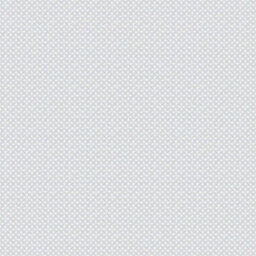 Evert litet mönster, ljusblå tapet från Midbec med trellis mönster i blå. Från kollektionen Blomstermåla. Nonwoven-material med rak passning.