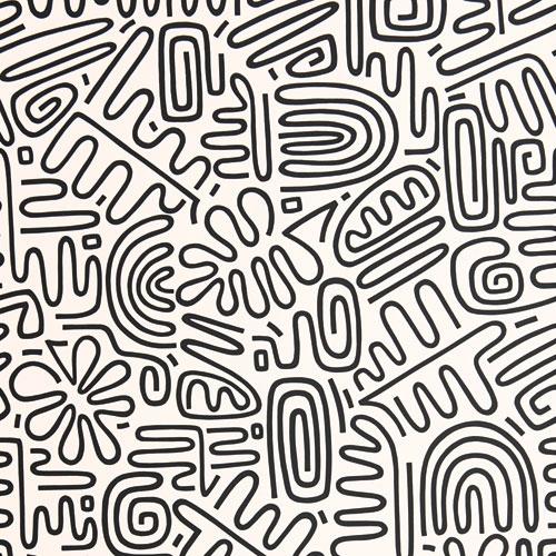 Nazca Atacama tapet från Midbec med grafiskt mönster i beige. Från kollektionen Pioneer. Nonwoven-material med rak passning.