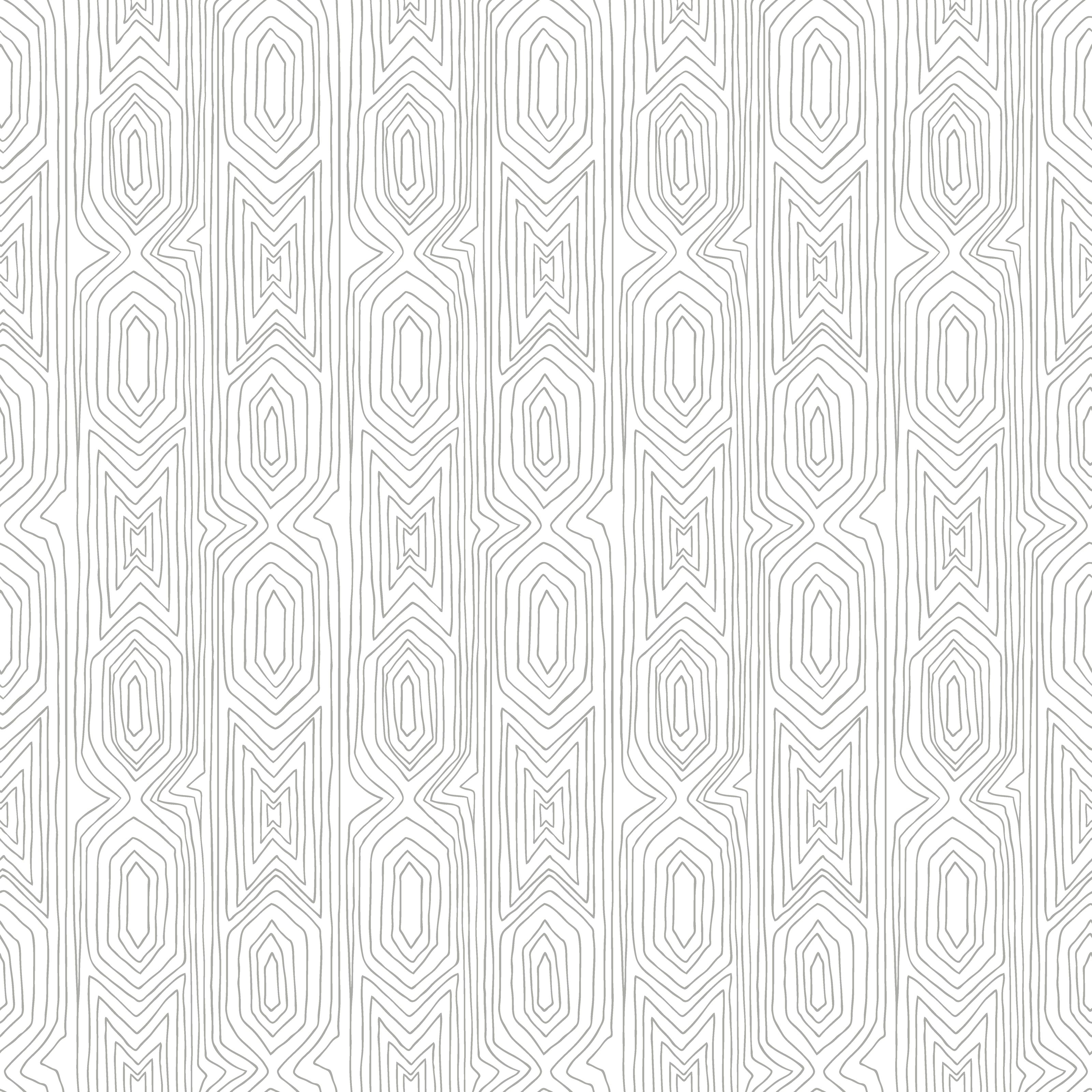 Linjelek, vitgrå tapet från duro med geometriskt mönster i vit och grå. Från kollektionen Duro 1900. Nonwoven-material med rak mönsterpassning.