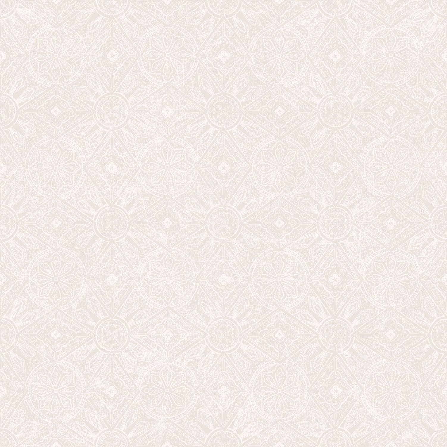 Moroccan Paisley tapet i vit tapet med paisley mönster i vit. Från kollektionen bazaar. Nonwoven-material med rak passning. Passar i vardagsrum och matsal.