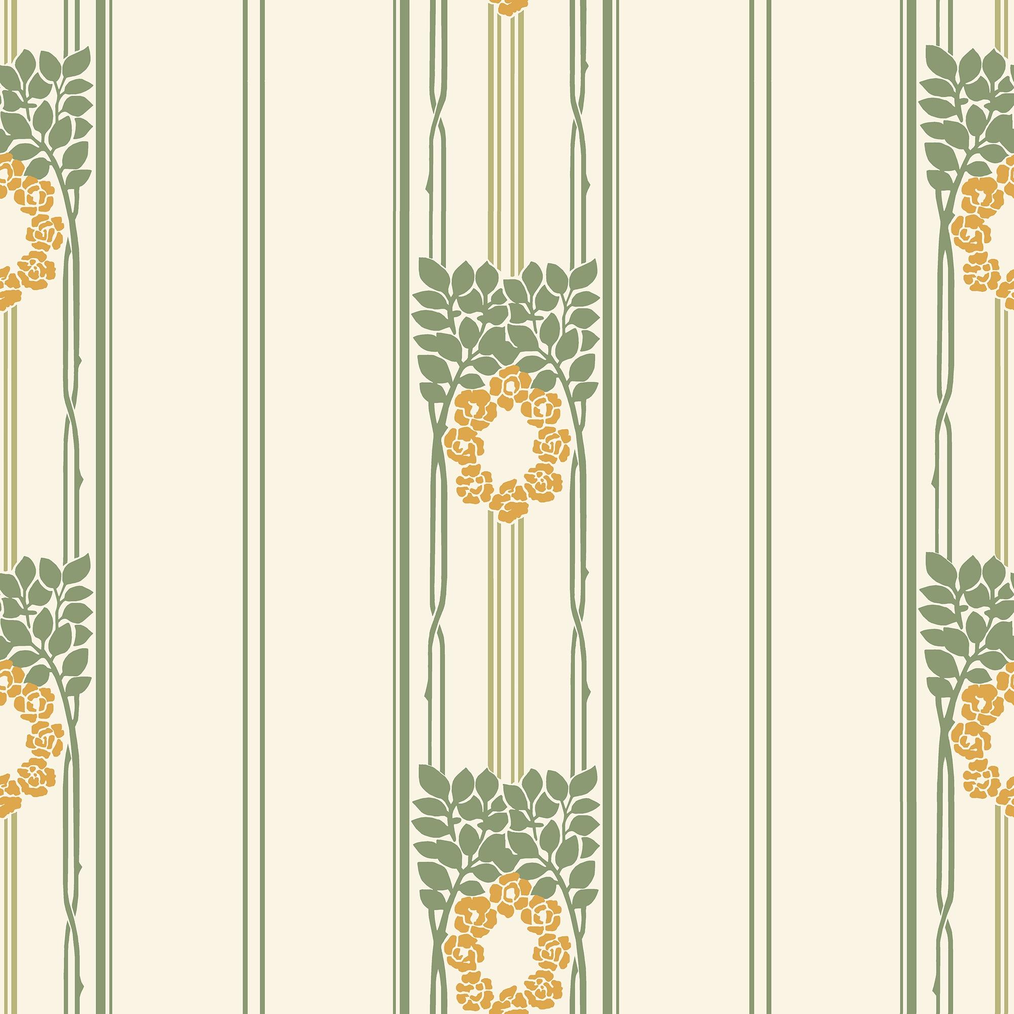 Ramsjö, Vit tapet från duro med randigt mönster i vit. Från kollektionen Gammalsvenska QuickUp. Nonwoven-material med rak passning.