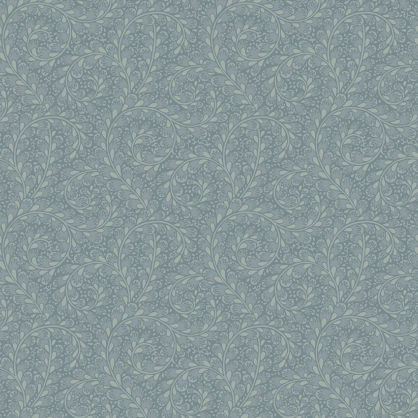 Wild Ferns tapet i blått tapet med botaniskt mönster i blå. Från kollektionen Treasured. Nonwoven-material med rak passning. Passar i kök, hall och arbetsrum.