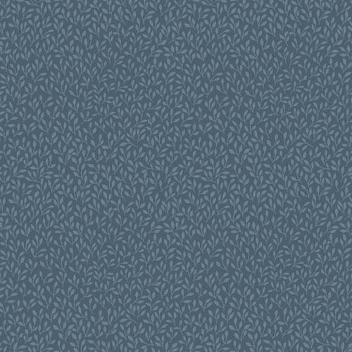 Saga tapet från Midbec med botaniskt mönster i blå. Från kollektionen Havsblick. Nonwoven-material med rak passning.